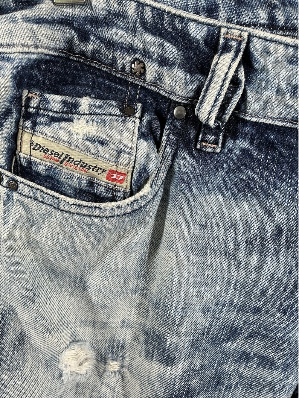Vintage Diesel Low Rise boot Cut Distressed Asid Wach Y2k Jeans Women’s W26 L32